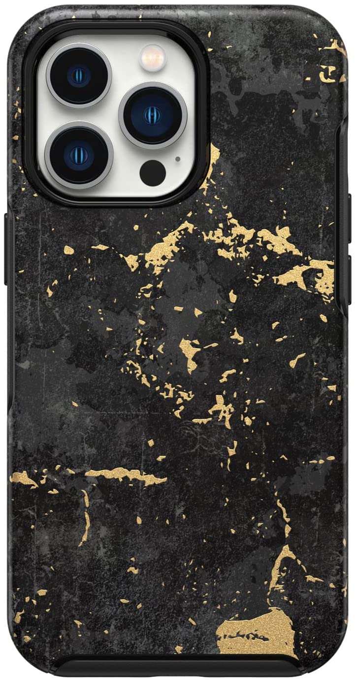 OtterBox iPhone 13 Pro Symmetry Case - Black / Gold [V] - كفر حماية