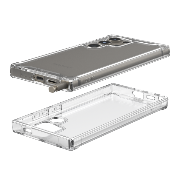 UAG Samsung Galaxy S24 Ultra Plyo Case - Ice - [V] -  S24 كفر جلاجسي  - حماية عالية - سامسونج ألتر