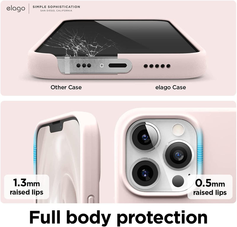 Elago MagSafe Soft Silicone Case - Lovely pink [V] - كفر حماية مع  ماغ سيف