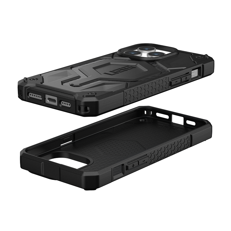 UAG iPhone  Monarch Pro MagSafe Case  15 Pro/15 Pro Max- Carbon Fiber [V] - كفر حماية عالية - ماغ سيف