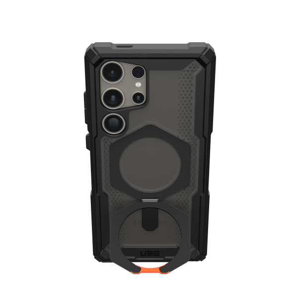 UAG Samsung Galaxy S24 Ultra Plasma XTE Magsafe Case Black/Orange [V] -  S24  كفر سامسونج  - حماية عالية - ماغ سيف - ألترا