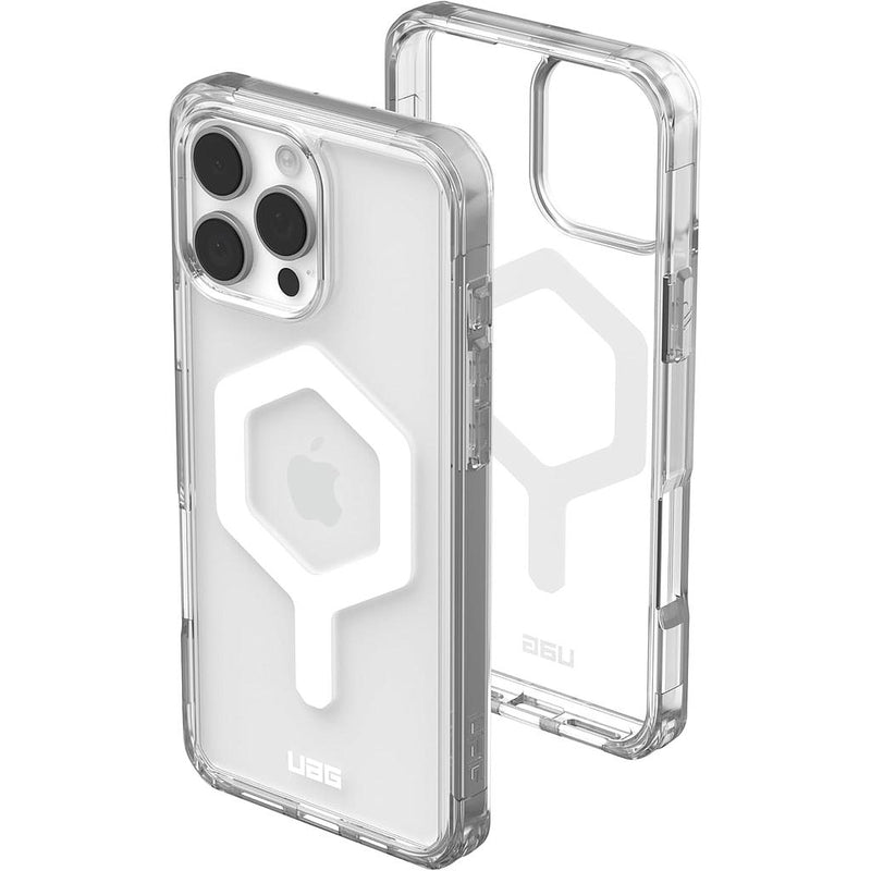 UAG iPhone Magsafe Plyo Case for iPhone 16 Pro/16 Pro MAX - Ice/White [V] - كفر حماية عالية - ماغ سيف