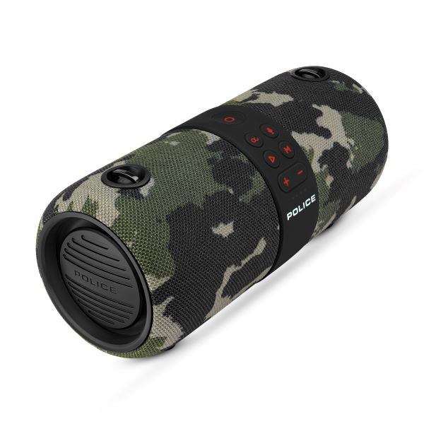 Police Portable Speaker - Green [V] - سبيكر مكبر صوت - بوليس - كفالة 12 شهر