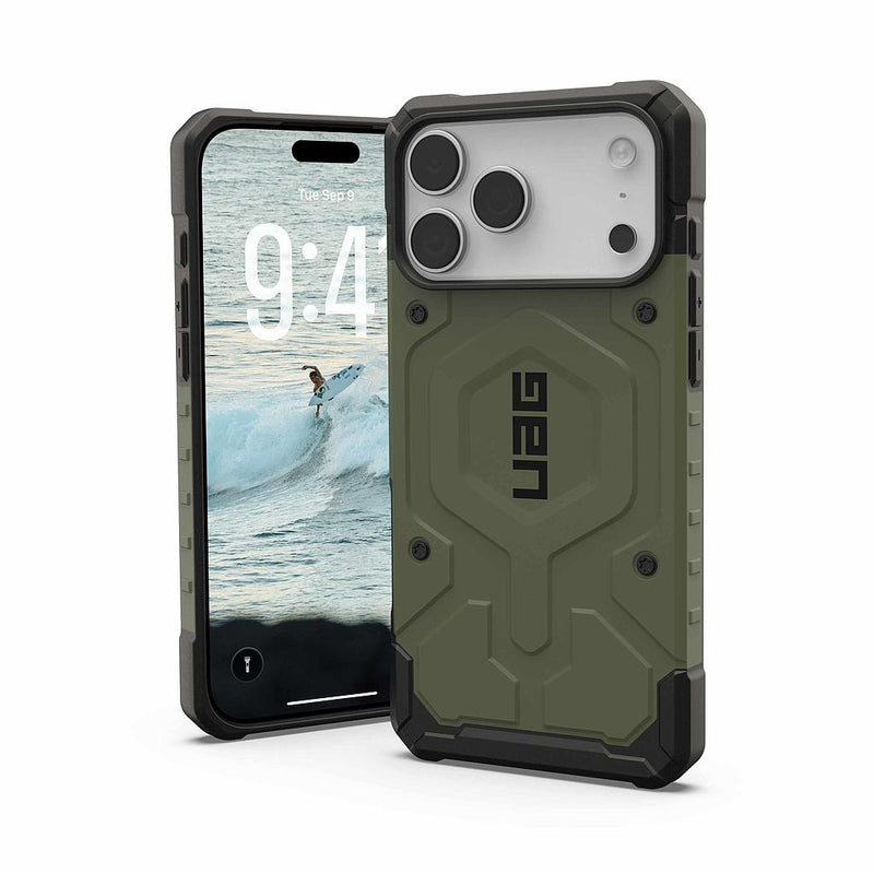 UAG iPhone 17 Pro/ 17 Pro Max Pathfinder Magsafe Case - Olive [V] - كفر حماية عالية - ايفون 17 برو / 17 بروماكس - ماغ سيف