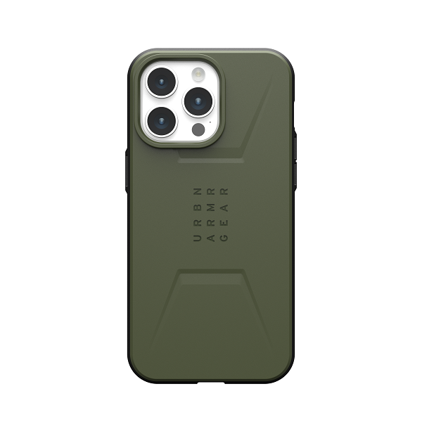 UAG Civilian Magsafe Case for iPhone 15 Pro/15 Pro Max - Olive Drab - [V] - كفر حماية عالية - ماغ سيف