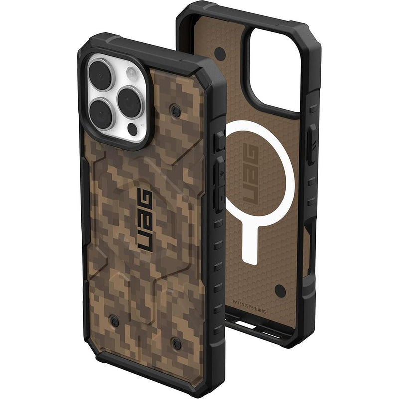 UAG iPhone Magsafe Pathfinder SE Case for iPhone 16 Pro/16 Pro MAX - Dark Earth Camo [V] - كفر حماية عالية - ماغ سيف