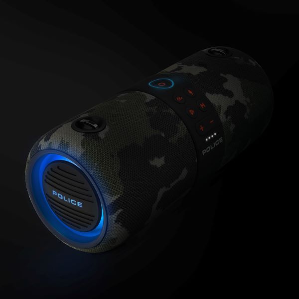 Police Portable Speaker - Green [V] - سبيكر مكبر صوت - بوليس - كفالة 12 شهر