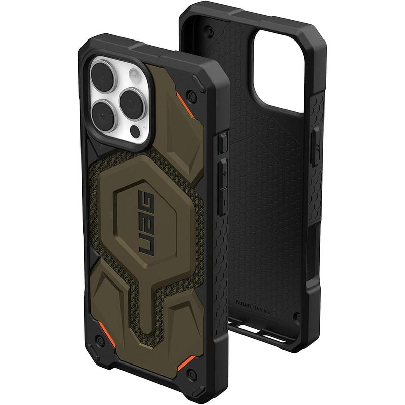 UAG Monarch Pro Kevlar Magsafe Case for iPhone 16 Pro/16 Pro MAX - Kevlar Element Green [V] - كفر حماية عالية - ماغ سيف