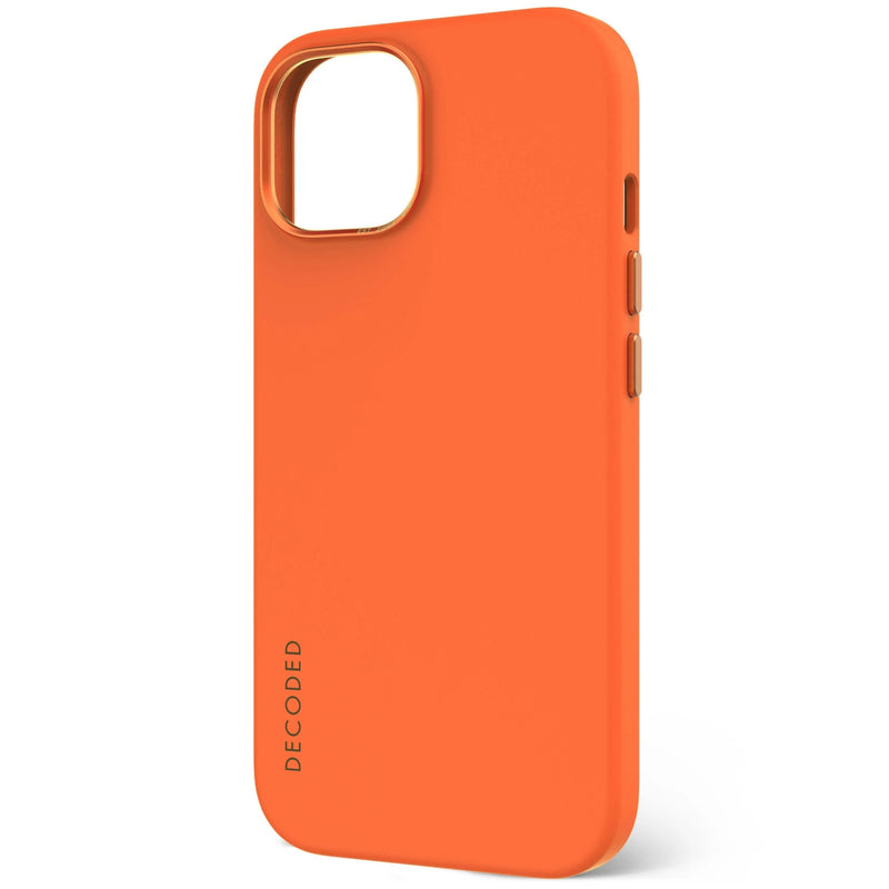 Decoded iPhone 15 Silicone Magsafe Case - Apricot [V] - كفر ايفون 15برو/15برو ماكس - سيليكون - ماغ سيف