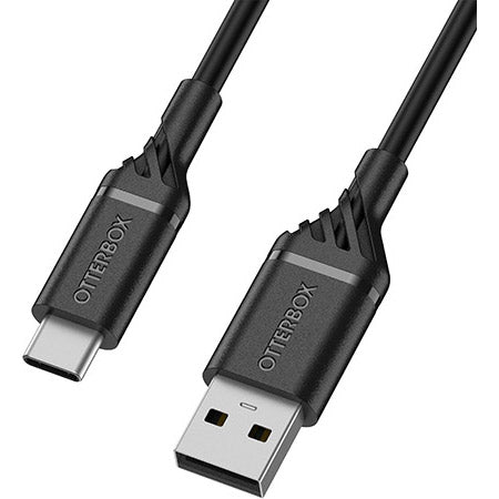 Otterbox USB-A to USB-C Cable – Standard 3 Meter - Black [V] - سلك شحن تايب سي - اوتربوكس - عالي الجودة - طول 3 متر - مقاوم للقطع - كفالة 5 سنين