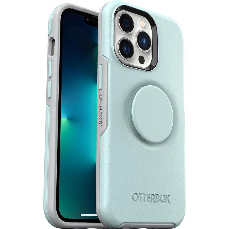 OtterBox iPhone Otter + Pop Symmetry Case Blue [V] - كفر حماية عاليه مع ماسكة دائرية