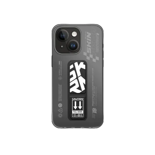 Skinarma Apex Gripstand Case For iPhone 15 - Black -  كفر حماية عالية مع مغناطيس للسيارة ومسكة ستاند