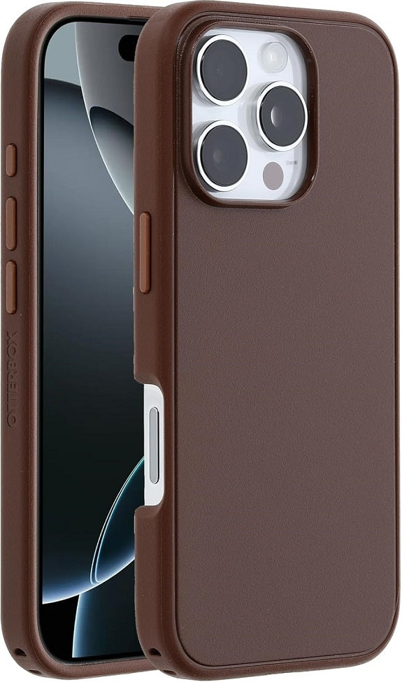 OtterBox iPhone Symmetry MagSafe Case for iPhone 16 Pro/16 Pro MAX - Brown [V] - كفر حماية عالية - ماغ سيف