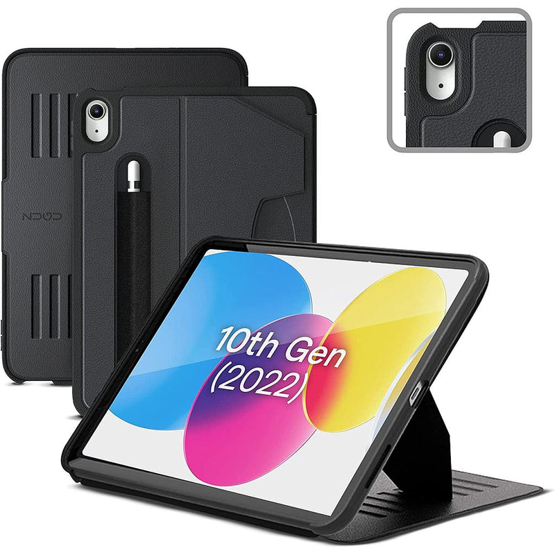 Zugu iPad 10.9 (10th Gen) Case - Black [V] - كفر ايباد حماية عاليه