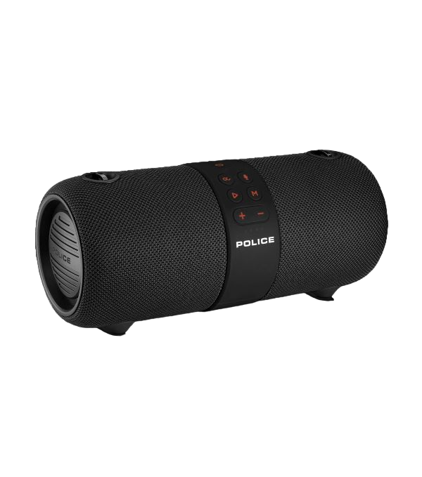 Police Portable Speaker – Black [V] - سبيكر مكبر صوت - بوليس - كفالة 12 شهر