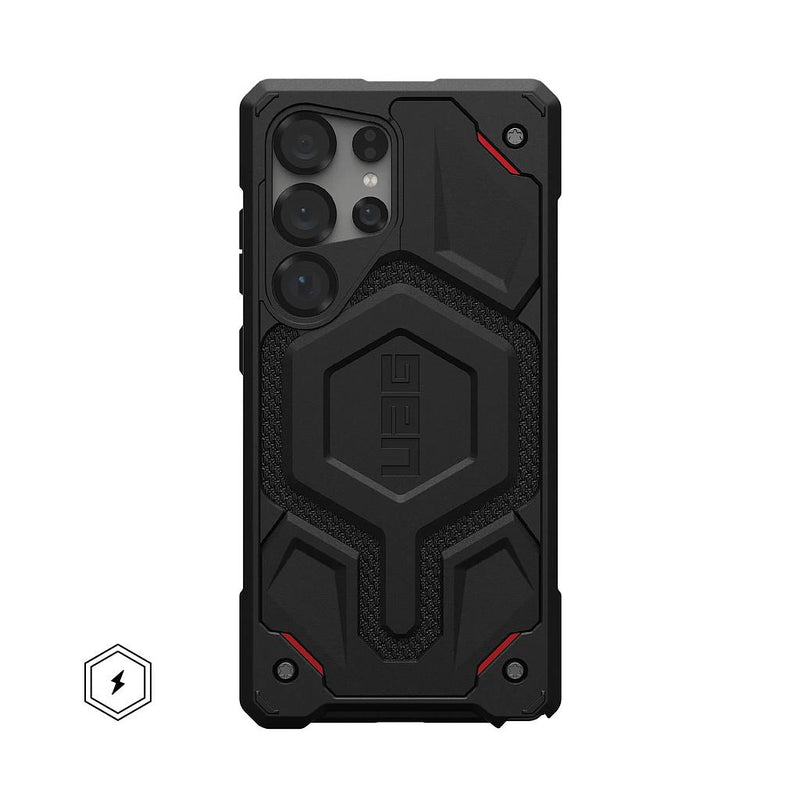 UAG Samsung Galaxy S25 Ultra Kevlar Monarch Pro Case - Black [V] -  S25 كفر جلاجسي  - حماية عالية - ماغ سيف - سامسونج ألتر