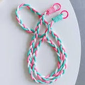 Handmade Woven Pearl Necklace Design  - خيط علاقة  - يمكنكم اختيار مع كفر او بدون
