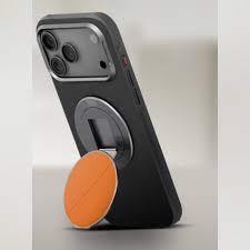 Uniq Grivix Classic 360 Magnetic Mount With Grip-Stand - Flame Orange [B]- مسكة دائريه مغناطيس وستاند + ماغ سيف
