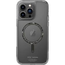 SkinArma Saido MagSafe Case for iPhone 15/15 Plus/15 Pro/15 Pro MAX  - Black - كفر حماية عالية - سكين ارما - ماغ سيف - شفاف أسود