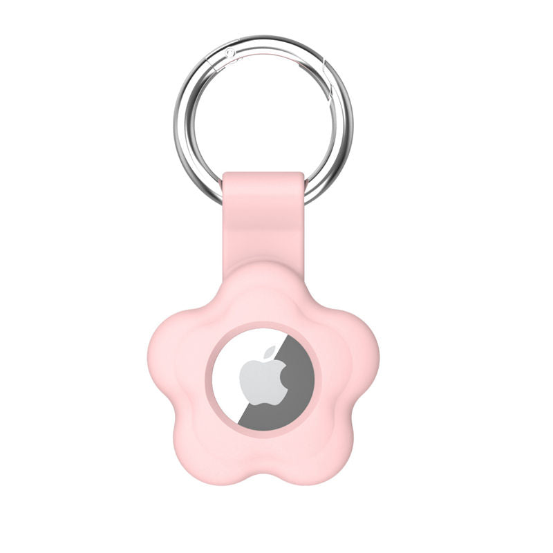 Apple Airtag Keychain Silicone Case - Pink - كفر ميدالية ابل ايرتاغ