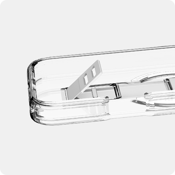 Itskins Avana Grip-It Series Case Compatible With Magsafe For iPhone 16 Pro / Pro Max - Clear-  كفر حماية عالية - ماغ سيف + مسكة شريطية - شفاف