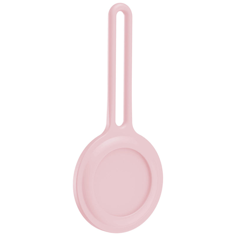 Apple Airtags Silicone Keychain Hang Tags Keyring Case - Pink - كفر ميدالية ابل ايرتاغ