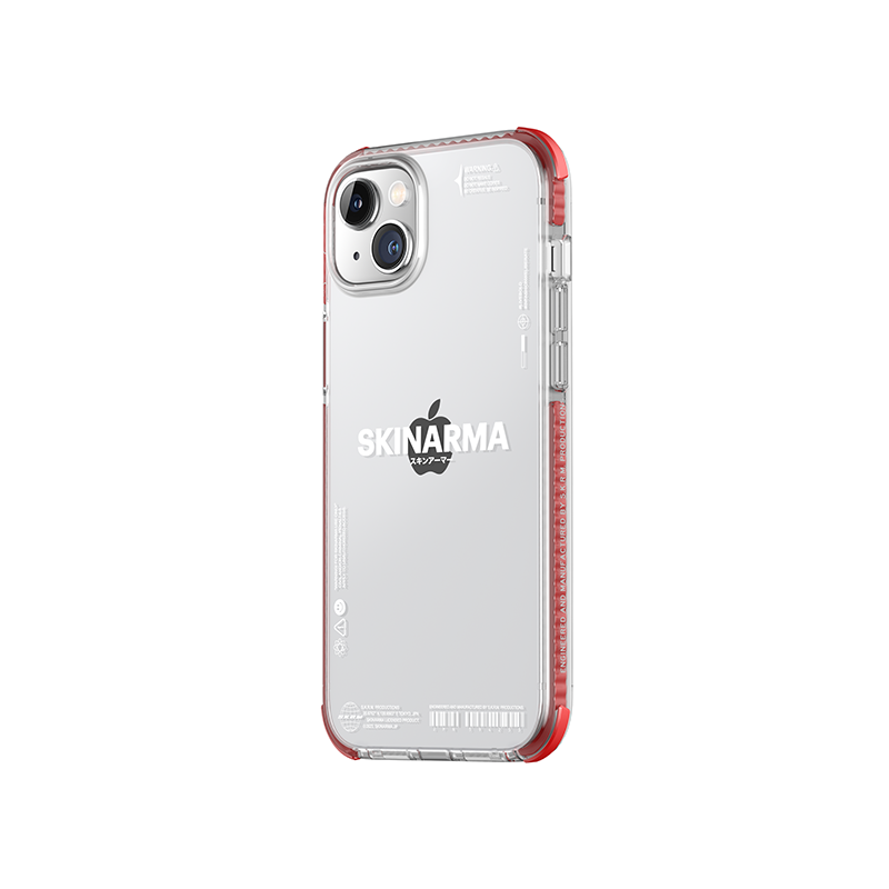 SkinArma Iro Case for iPhone 14/14 Plus/14 Pro/14 Pro Max - Red - كفر حماية عالية مع مغناطيس للسيارة ومسكة ستاند