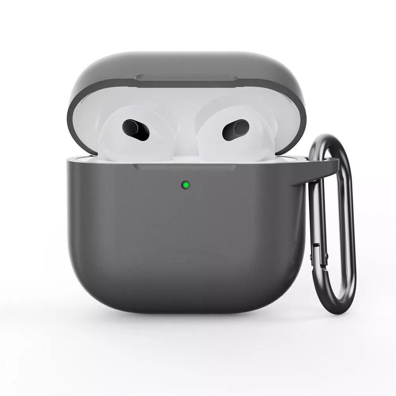 Clip AirPods 4 - 2024 Silicon Case - High Ash - كفر حماية - سماعة ابل ايربودز 4 - 2024