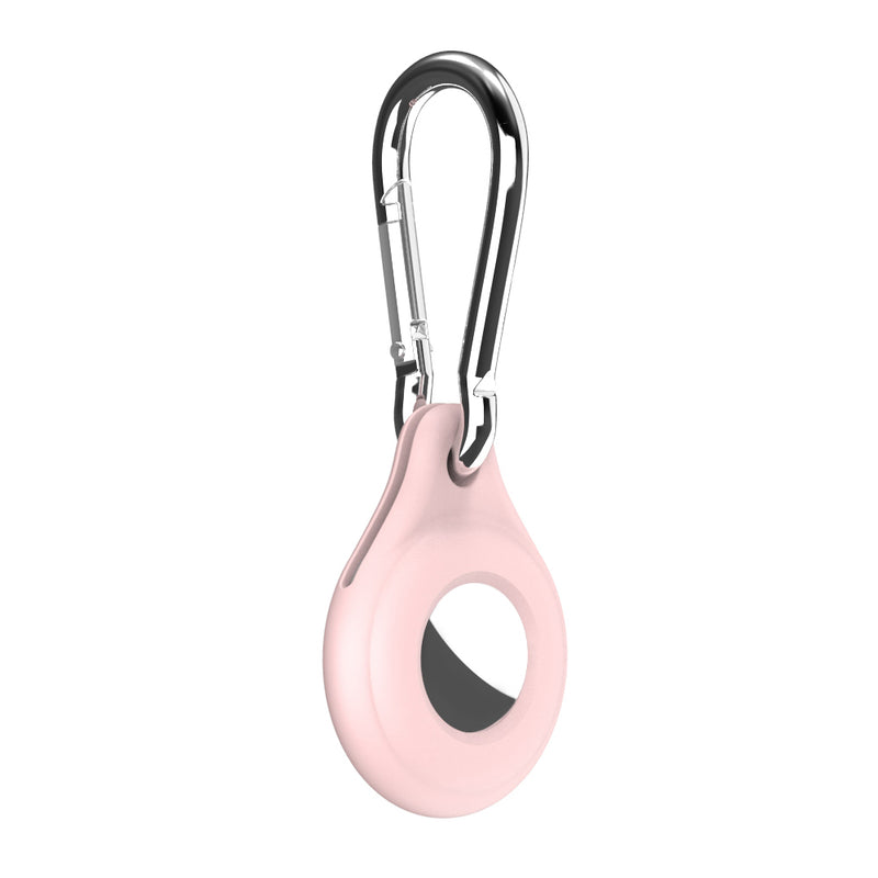Apple Airtags Silicone Keychain Case - Pink - كفر ميدالية ابل ايرتاغ