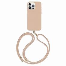 Uniq Coehl Muse Slim Vegan Leather MagSafe Case with Adjustable Crossbody Strap for iPhone 15/15 Plus/15 Pro/15 Pro MAX - Dusty Nude - كفر حماية عالية - مع علاق - ماغ سيف - يونيك
