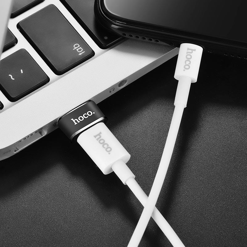 Adapter USB-A to Type-C «UA6» charging data transfer convertor- وصلة - يو اس بي - تايب سي - لنقل البيانات - متعددة الاستخدام