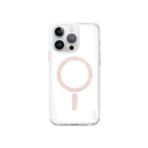 Uniq Coehl Glace MagSafe Case for iPhone 15/15 Plus/15 Pro/15 Pro MAX - Rose Gold - كفر حماية عالية - يونيك - ماغ سيف