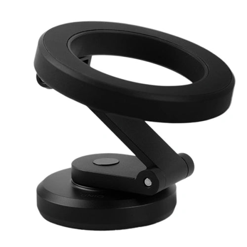 Uniq Velo Universal Magnetic Mount - Midnight Black - ستاند مكتبي + حائط  - يونيك - ماغ سيف - لجميع انواع الاجهزة