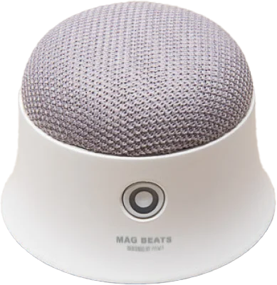 PAWA Mag Beats Mini Magsafe Speaker | White [O] - سبيكر ميني - ماغ سيف - كفالة 12 شهر
