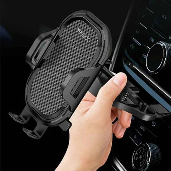 YESIDO C84 Gravity Combination CD SloT Phone Holder - ستاند سيارة - فتحة سي دي