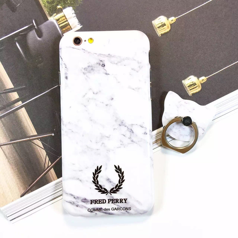 White Fred Perry Case With Ring