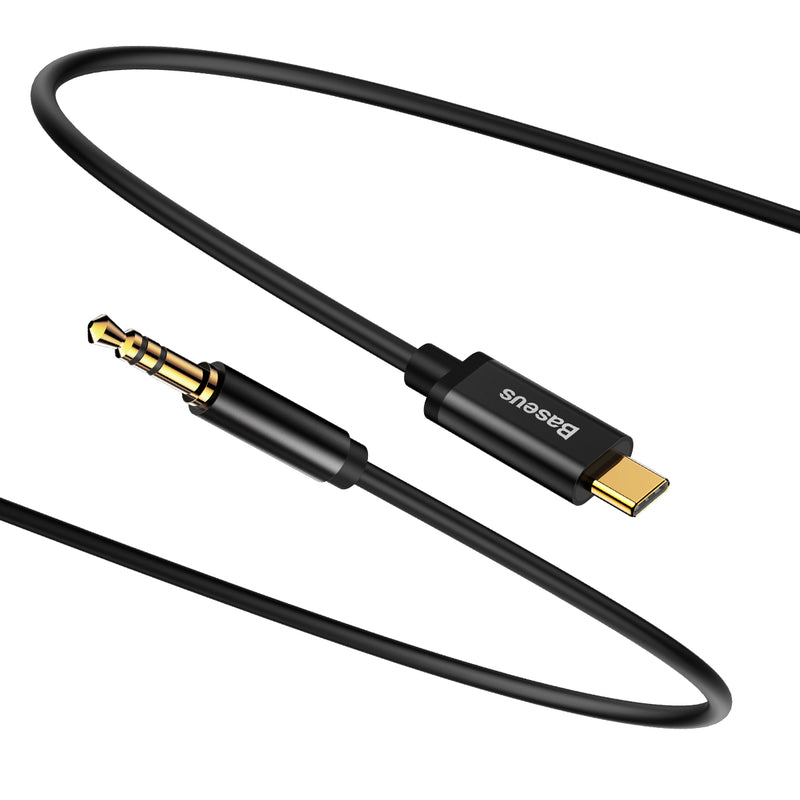 Baseus USB-C male To 3.5 male Audio Cable (AUX) - وصلة صوت تايب سي - بيسوس