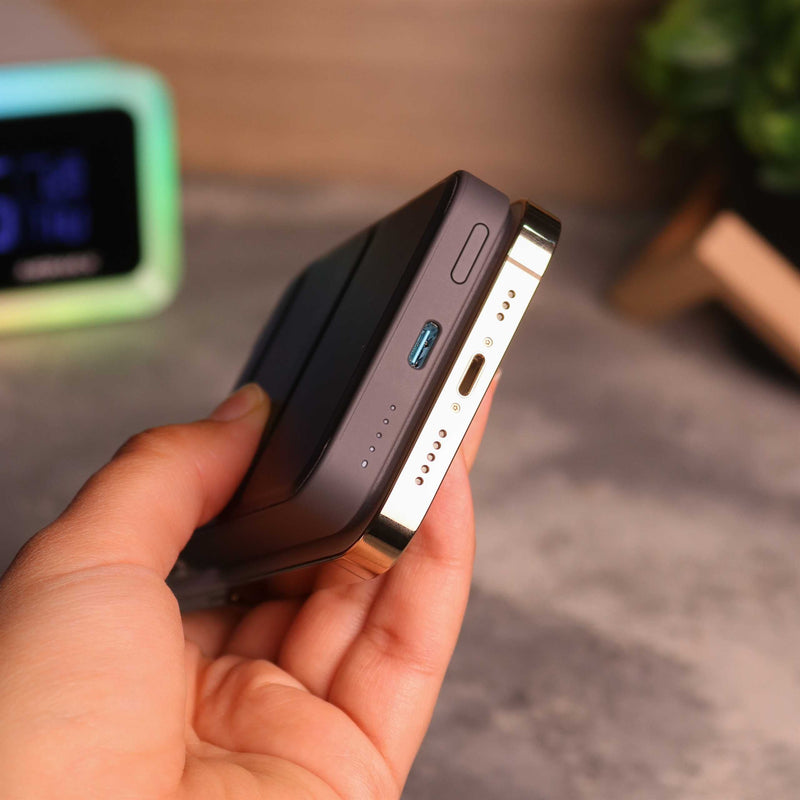Anker 633 Magnetic Battery (MagGo) 10K - Black - بطارية متنقلة - وايرلس + واير + ستاند - انكر - ماغ سيف مغناطيس - كفالة 18 شهر
