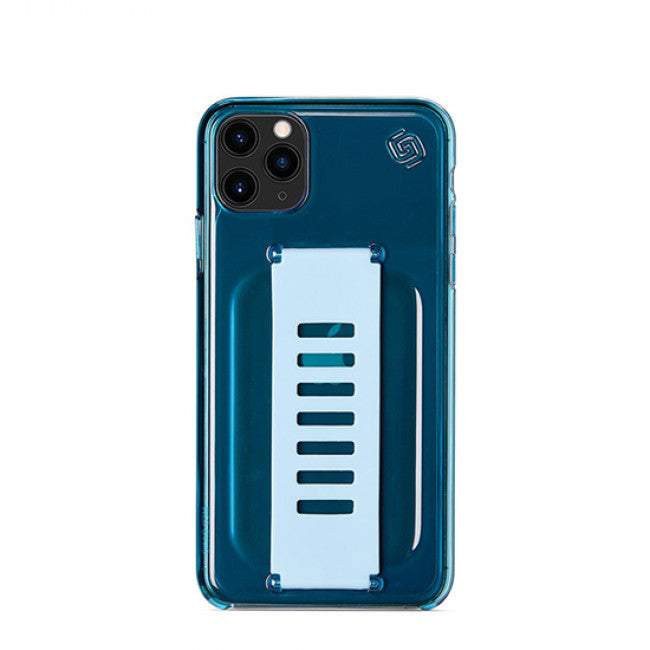 Grip2u Slim Cover - Neon Blue [C] - كفر حماية - جريب 2 يو - مع مسكة شريطة