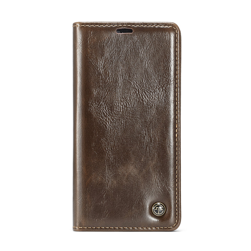 CaseMe 003 - Wallet - Brown - كفر محفظة وبطاقات