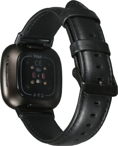 WiWu Leather Watchband For Apple Watch - Black - سير ساعة ابل