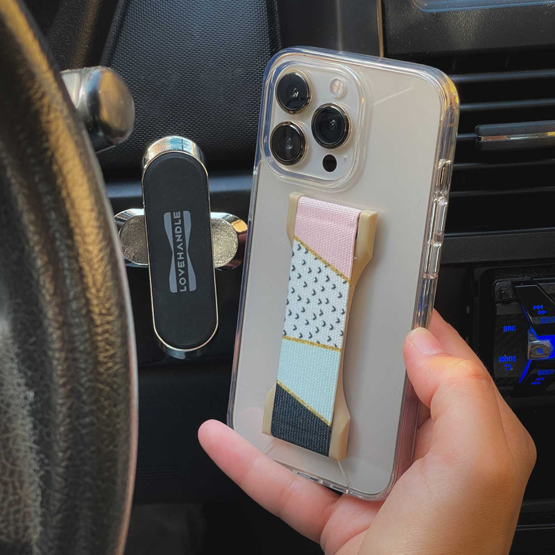 Love Handle Phone Grip - Pro - Kaleidoscope - مسكة وستاند ومغناطيس - لوف هاندل الامريكية