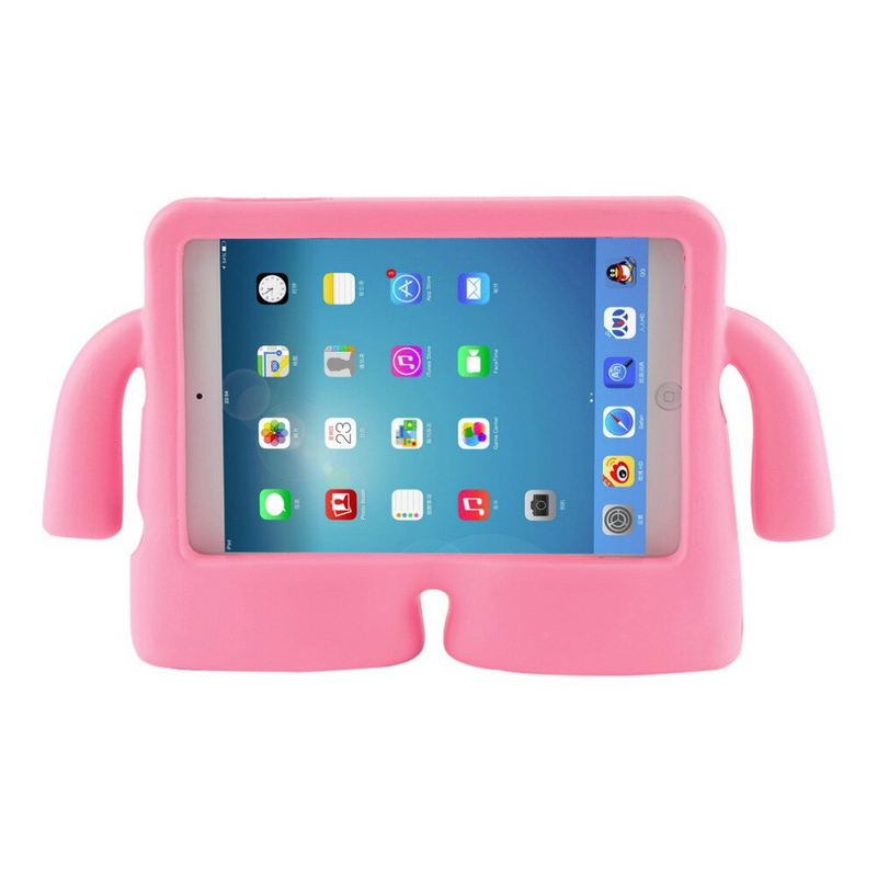iPad Case with Grip Holder - Pink - كفر حماية ايباد - وردي