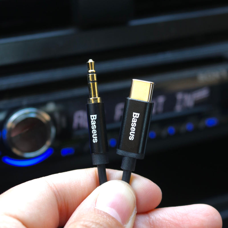 Baseus USB-C male To 3.5 male Audio Cable (AUX) - وصلة صوت تايب سي - بيسوس