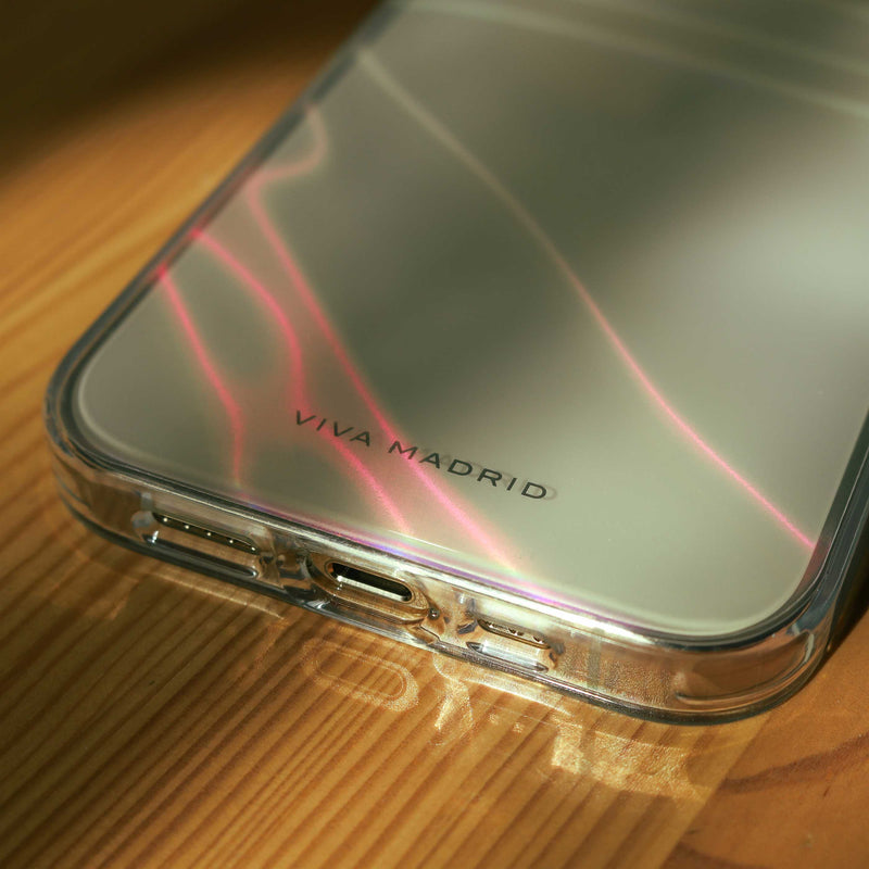 ViVa Madrid Aura Bubly Hybrid - Clear - iPhone 13 Pro/13 Pro MAX - كفر حماية عالية - فيفا مدريد