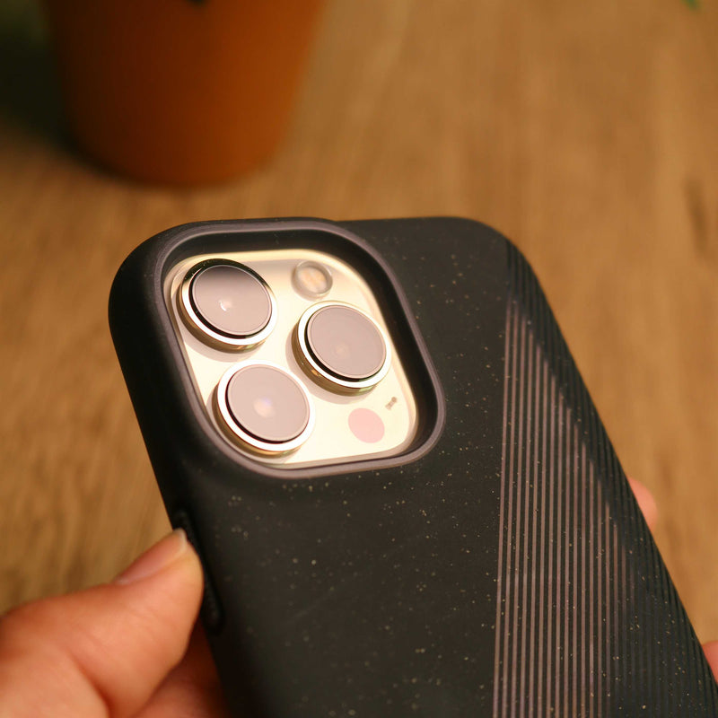 Lander Torrey Case - Black - iPhone 13 Pro/13 Pro Max - كفر حماية عالية - لاندر - مع خيط علاقة