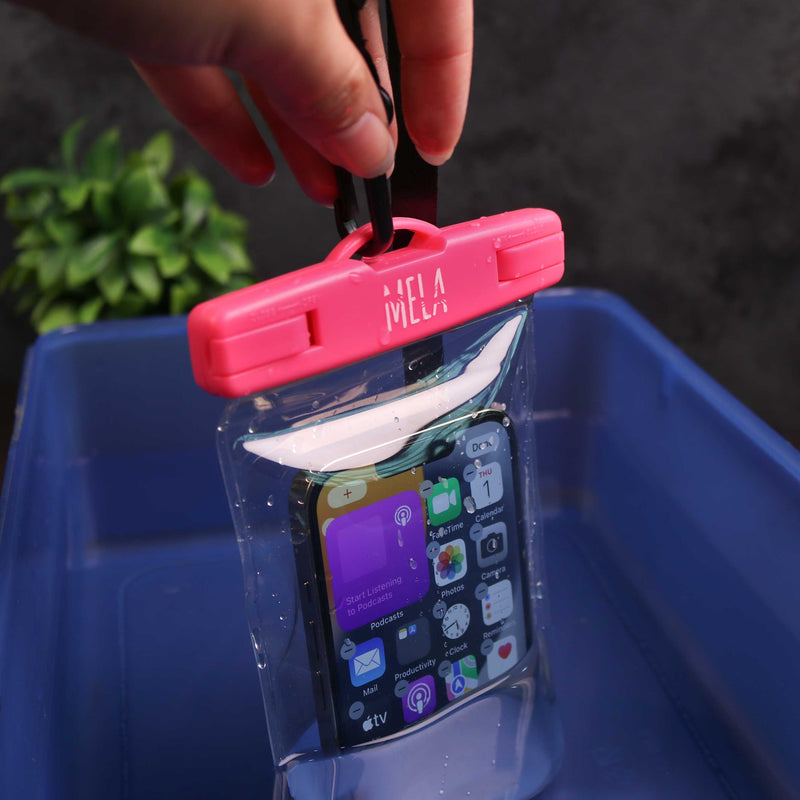 Seawag Mela Universal WaterProof Case for SmartPhone - Pink - كفر ضد الماء - لجميع انواع واحجام الاجهزة