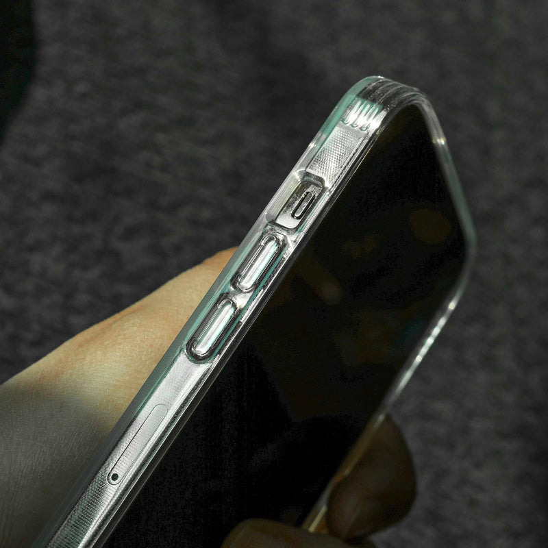 Uniq Hybrid Air Fender Case - Clear Nude Transparent - for iPhone 14/14 Plus/14 Pro/14 Pro MAX - كفر حماية عالية - يونيك - مقاوم للسقوط - شفاف