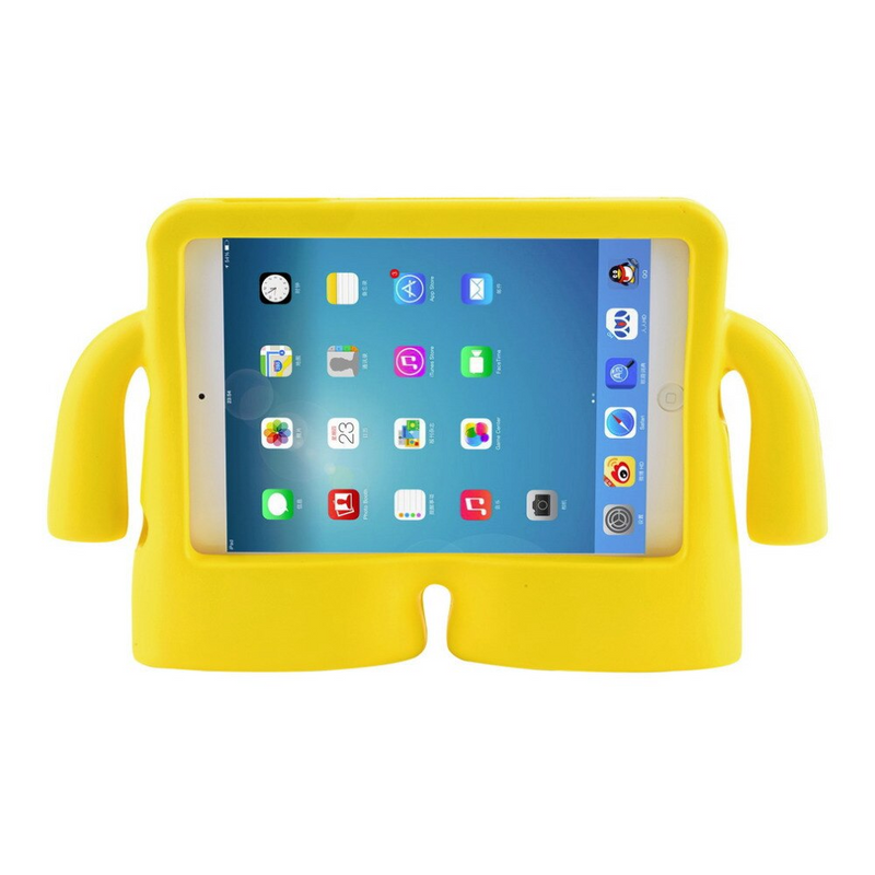 iPad Case with Grip Holder - Yellow - كفر حماية ايباد - اصفر