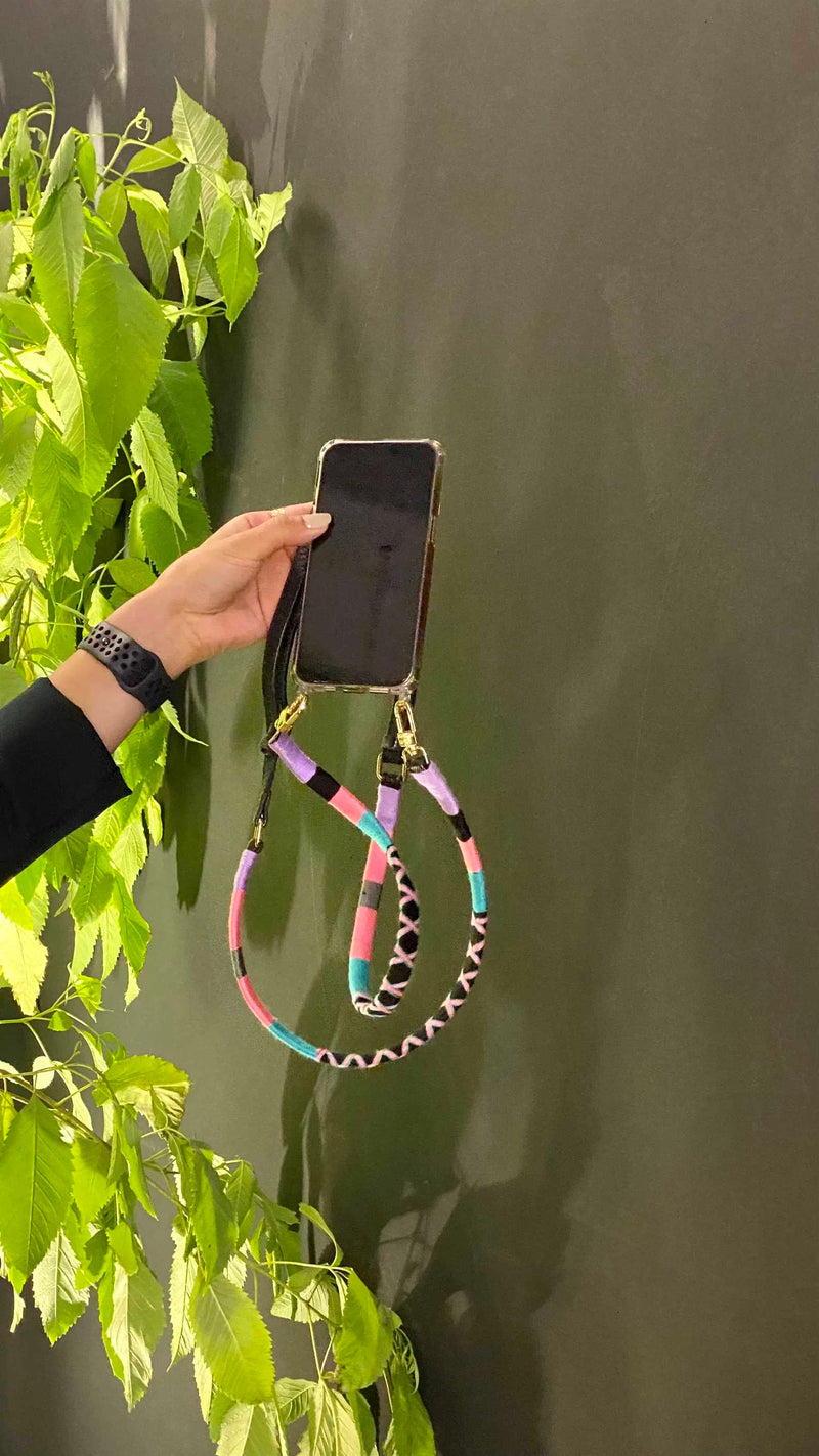 Happy-Nes - The Original Adjustable Phone Strap - Princess Adjustable Strap - With or Without Case - خيط علاقة - صناعة يدوية تركية - يمكنكم اختيار مع كفر او بدون كفر فقط خيط علاقة